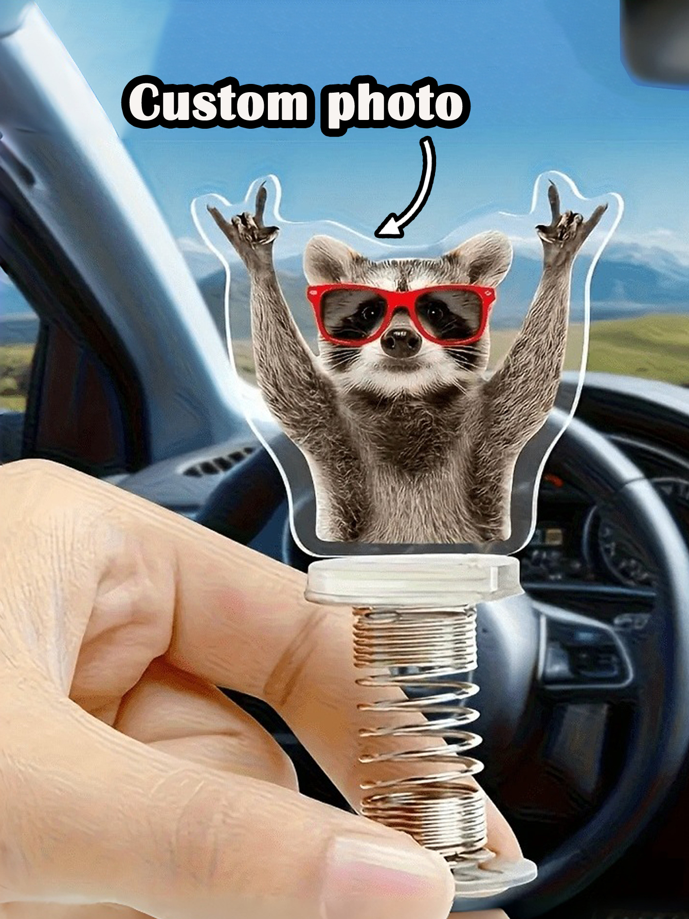 Custom Spring Acrylic Pet Decor